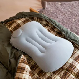 Appui-tête gonflable pour tente de camping – Confort ergonomique ultra-léger pour nuits réparatrices en pleine nature