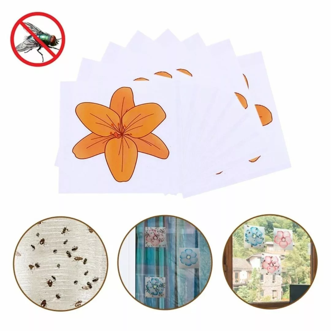 Attrape mouches autocollant pour vitres – Discret, efficace et sans produits chimiques – Maison sans insectes – Image 5