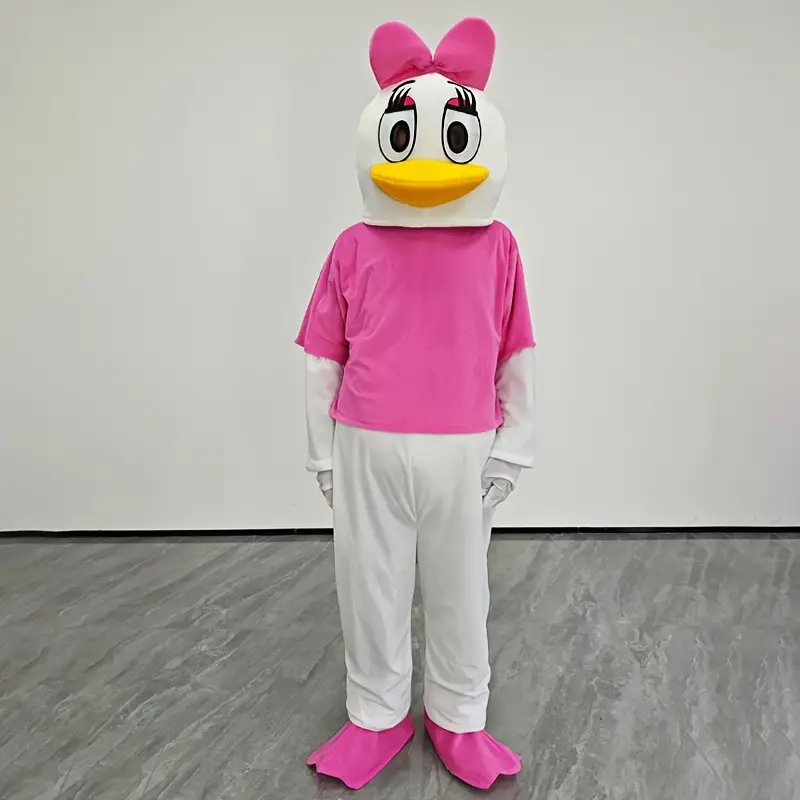 Costume mascotte Daisy Duck adulte – déguisement peluche style Disney – Image 5