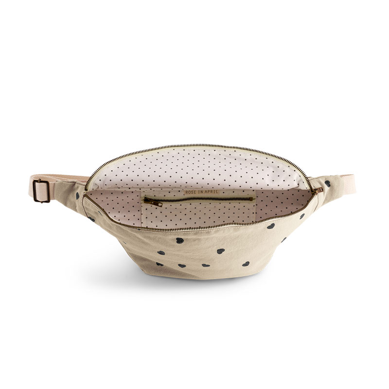 Sac banane Coeur Sable, Rose in April – Image 3