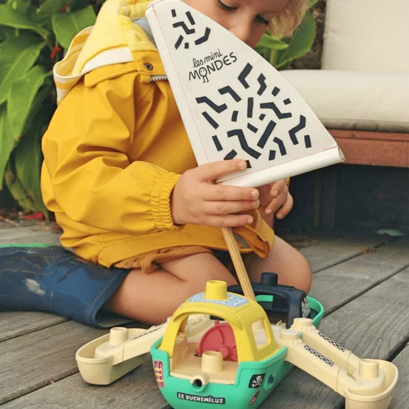 Bateau Les Mini Mondes et ses 4 personnages – Image 2