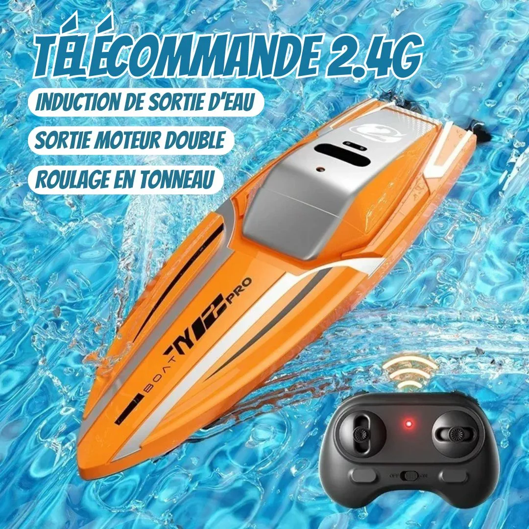 Bateau telecommandé enfant – Jeu aquatique fun et éducatif – Idéal pour piscine ou lac – Cadeau parfait dès 6 ans – Image 3