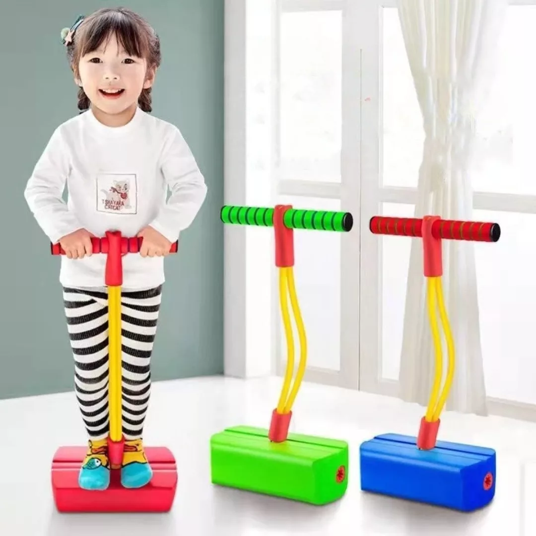 Bâton de saut de grenouille – Jeu d’extérieur ludique pour enfants – Améliore l’équilibre et l’activité physique – Image 2