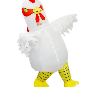 Costume gonflable adulte coq debout – déguisement humoristique pour événements