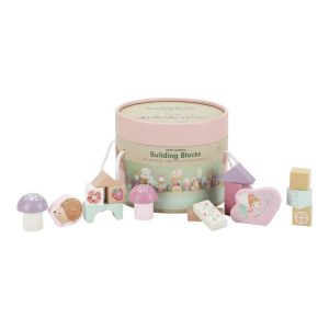 Tonneau de Blocs de construction en bois Fairy Garden, Little Dutch