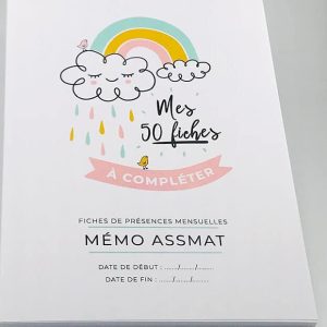 Fiches de présence mensuelle