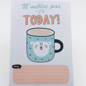 Mémo, to-do list – 10,5 x 14,8 cm