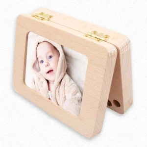 Boite à souvenir bébé – Cadeau de naissance unique pour garder chaque moment précieux – Coffret personnalisé élégant