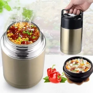 Boîte repas isotherme randonnée – Garde vos plats chauds ou frais 12h – Idéale trekking, pique-nique, bureau