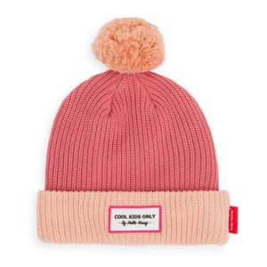 Bonnet enfant à pompon Color Block Blush, Cool Kids Only, Hello Hossy