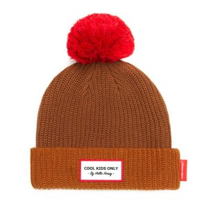 Bonnet enfant Cool Kids à pompon colorblock Brownie, Hello Hossy