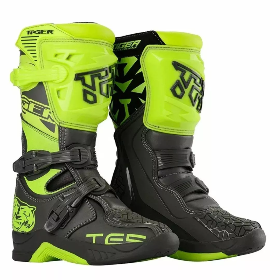 Botte moto cross enfant – Protection renforcée et confort extrême pour jeunes pilotes – Idéal tout-terrain et motocross – Image 5