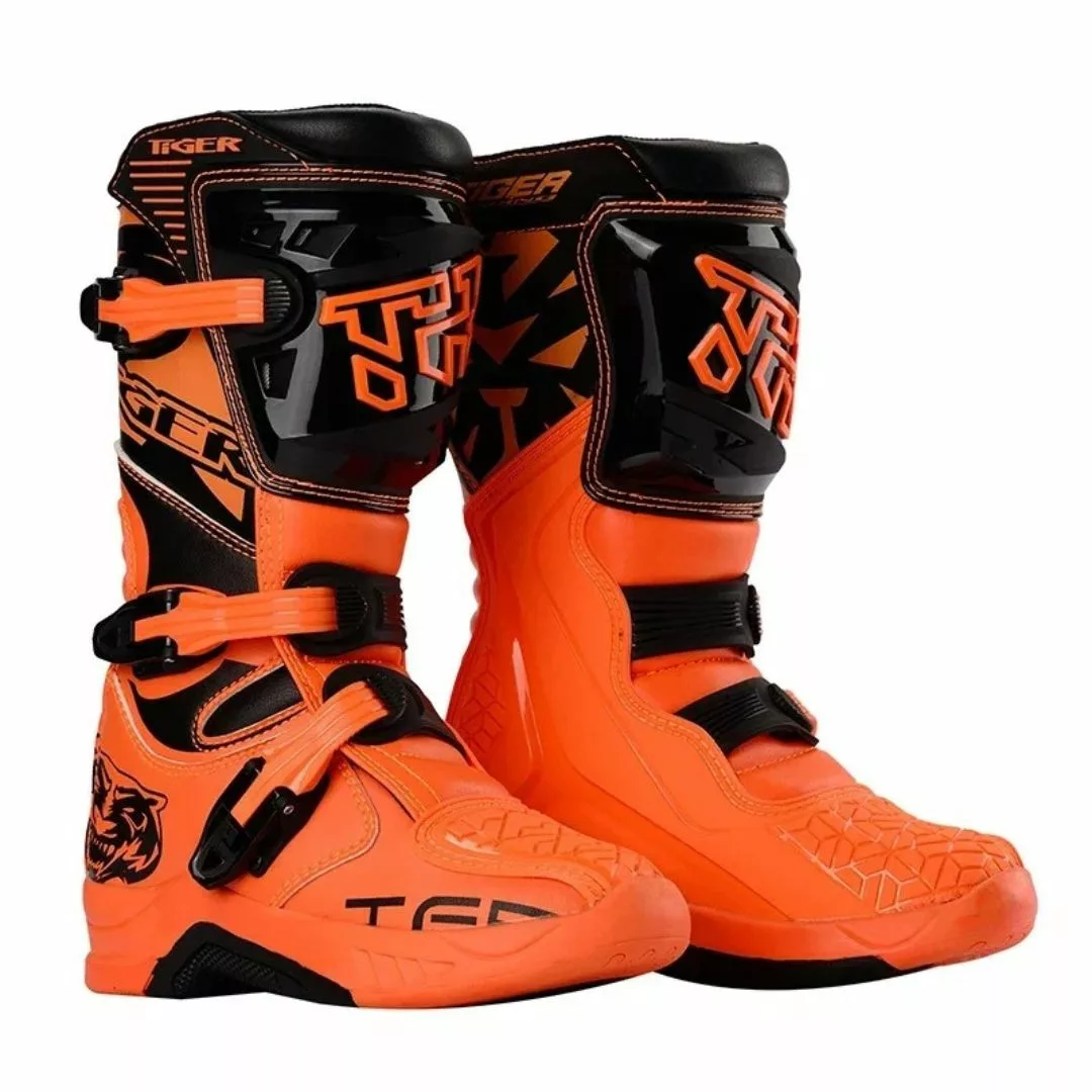 Botte moto cross enfant – Protection renforcée et confort extrême pour jeunes pilotes – Idéal tout-terrain et motocross – Image 3
