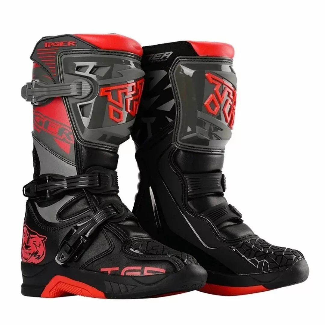 Botte moto cross enfant – Protection renforcée et confort extrême pour jeunes pilotes – Idéal tout-terrain et motocross – Image 2
