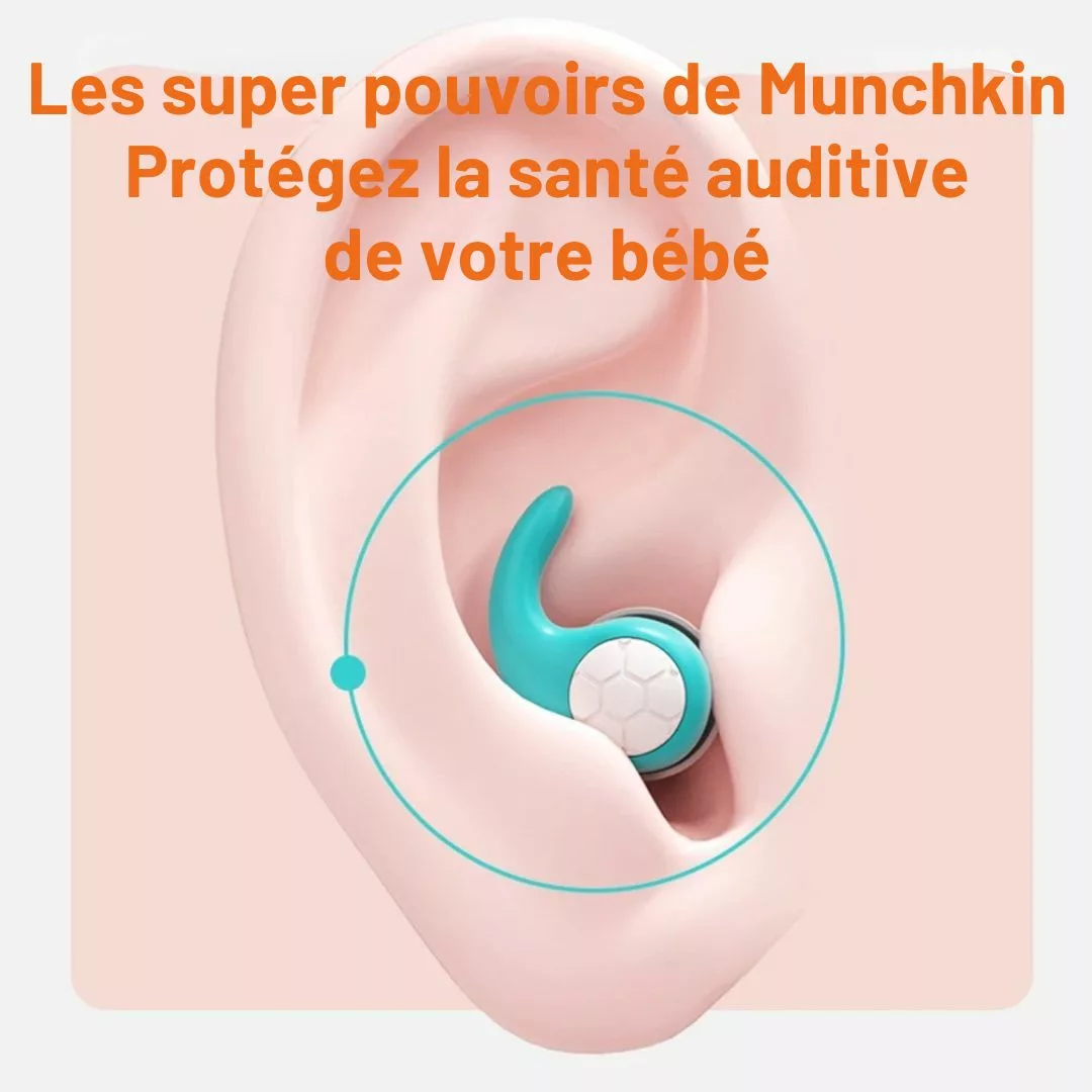 Bouchon oreille enfant – Protection efficace eau et bruit – Idéal piscine, sommeil, avion – Image 6