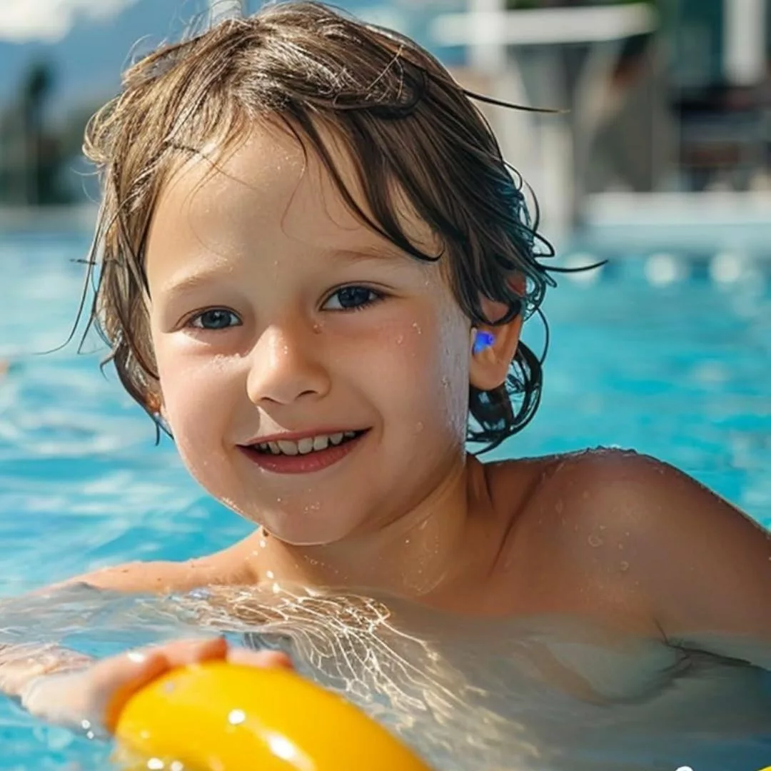 Bouchon oreille piscine enfant – Protection étanche et confortable pour baignade sans gêne – Idéal natation et été – Image 2