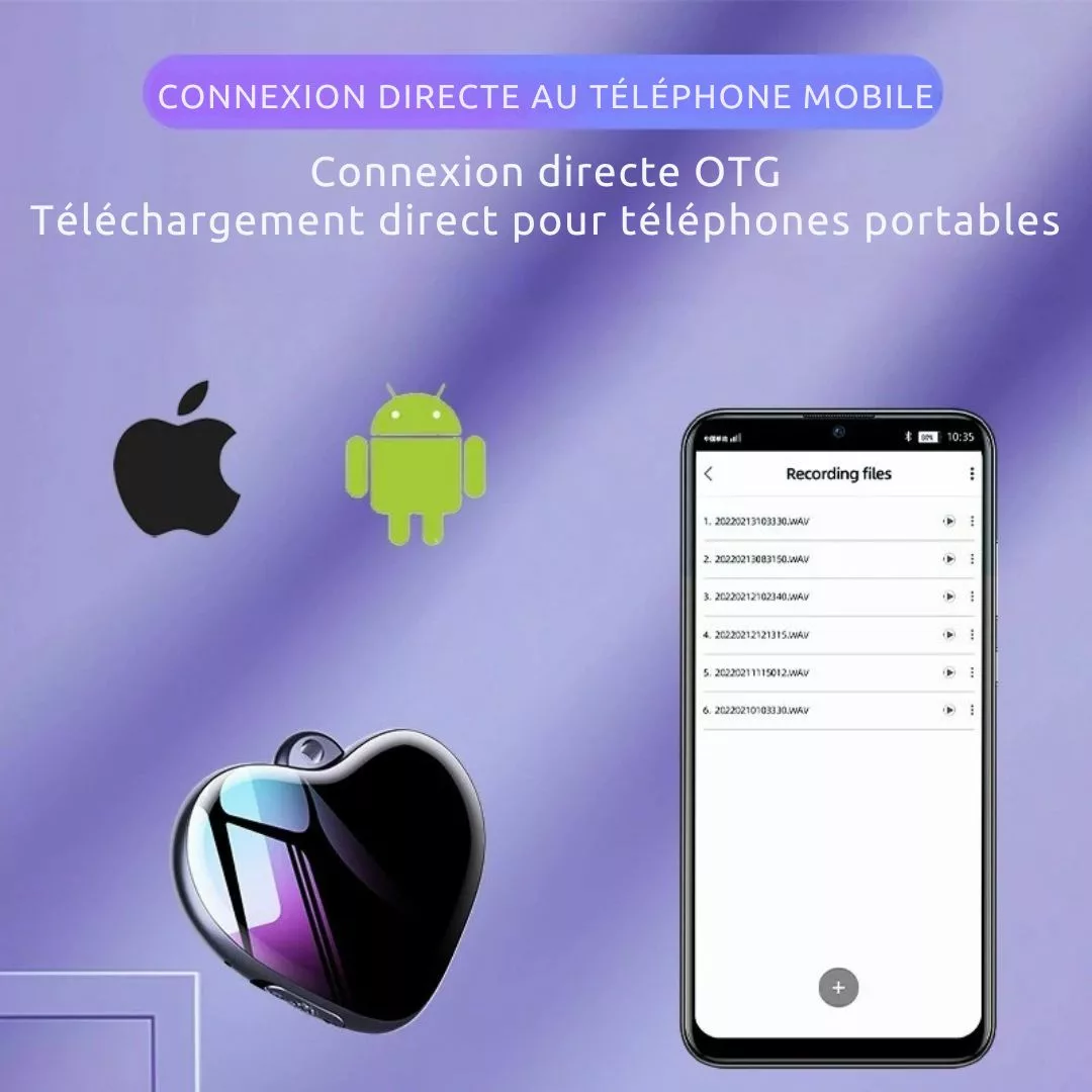 Bouton espion audio avec micro intégré – Écoute discrète en toute situation, idéal pour sécurité et surveillance clandestine – Image 3