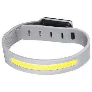 Bracelet lumineux réglable avec batterie rechargeable – Sécurité maximale la nuit pour courir, marcher ou faire du vélo