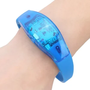 Bracelet néon rechargeable pour animation festive – Accessoire lumineux réutilisable pour soirées, fêtes et événements