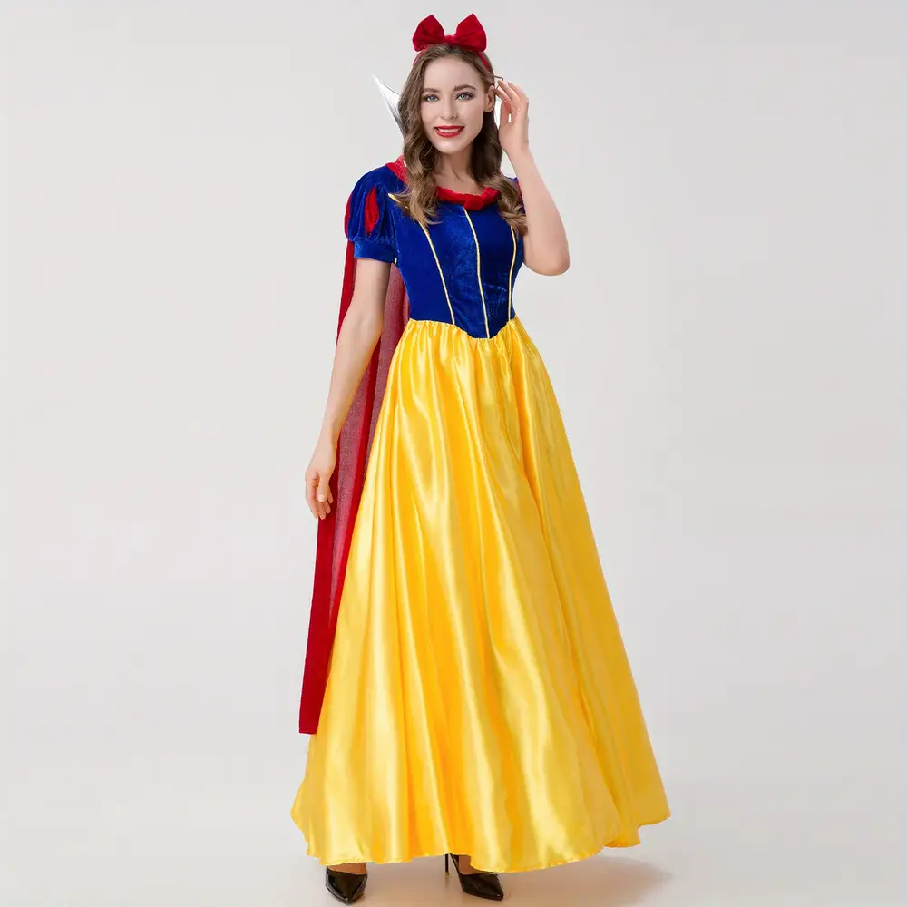 Déguisement Blanche Neige adulte femme – costume princesse cosplay Halloween – Image 5