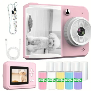 Appareil photo instantané enfant – impression thermique HD, numérique et ludique