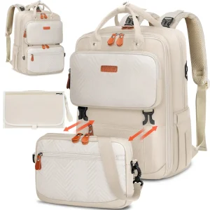 Sac à dos à langer multifonction imperméable pour parents – design pratique