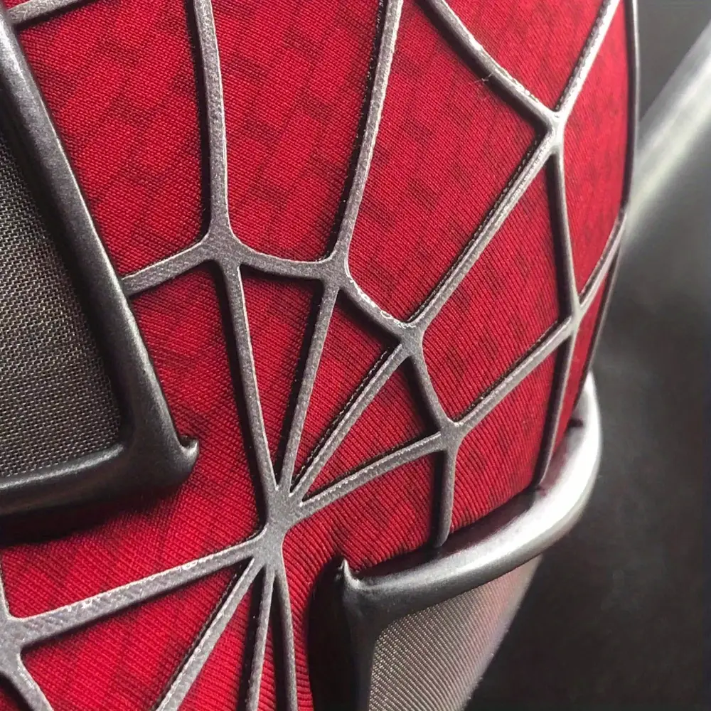 Masque Spider-Man 1:1 réaliste pour cosplay ou collection – finition détaillée – Image 7