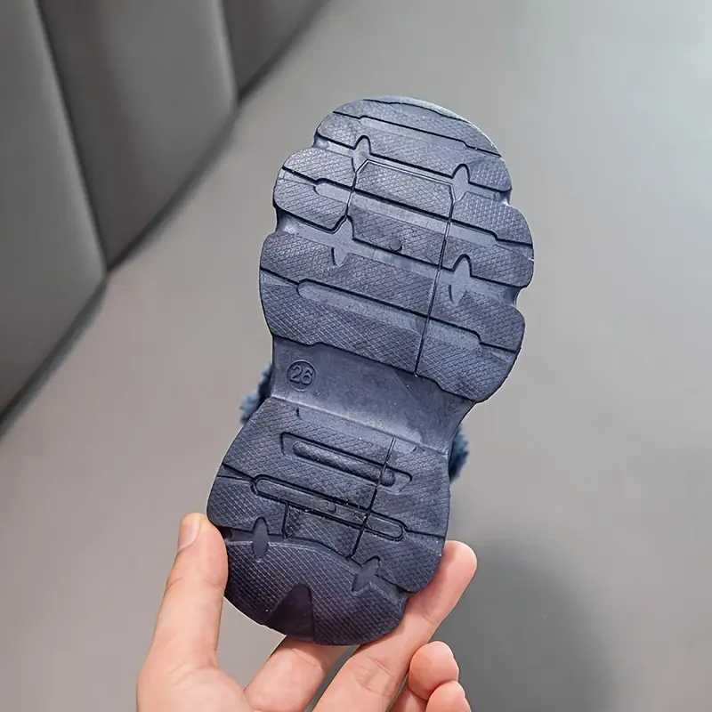 Bottes de neige fille fourrées polaire – montantes confort avec lacets élastiques – Image 7