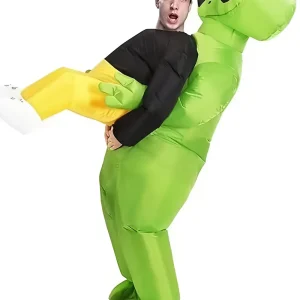 Déguisement gonflable alien porté adulte – costume original pour soirée ou Halloween
