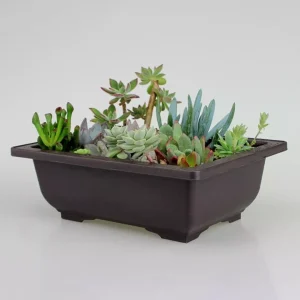 Cache pot terrasse en plastique recyclé – Design éco-responsable pour un extérieur moderne et durable