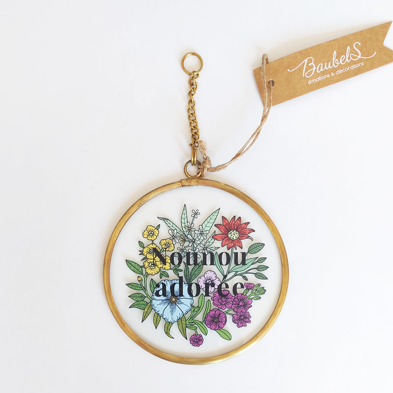 Cadre mural kiko Nounou Adorée, Baubels