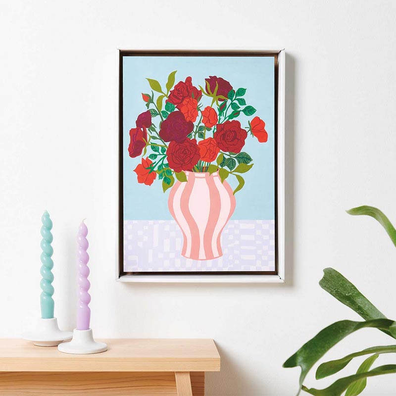 Coffret Peinture aux numéros, Roses rouges, Rico Design – Image 7