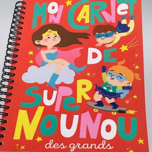 Cahier de Liaison Nounou des Grands – Suivi Complet sur 1 An