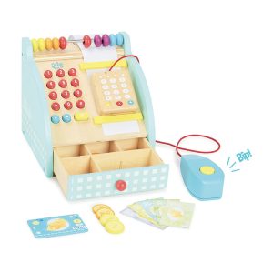 Caisse enregistreuse en bois et accessoires Vilac