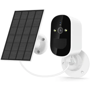 Caméra de surveillance extérieure solaire autonome