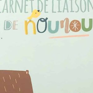 Cahier de Liaison Nounou Ours – Suivi Complet sur 1 An