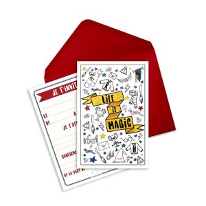 Invitations et enveloppes Life Is Magic, Ticky Tacky