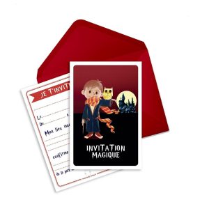 Invitations et enveloppes Sorcier, Ticky Tacky