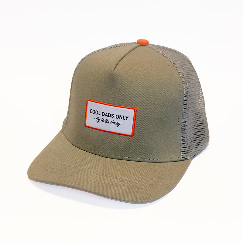 Casquette Trucker adulte Cool Dads «Mini Olive» Hello Hossy