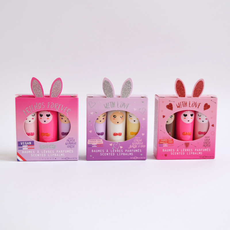 Trio de baumes à lèvres « With Love » cola, cerise, fraise, Inuwet – Image 5