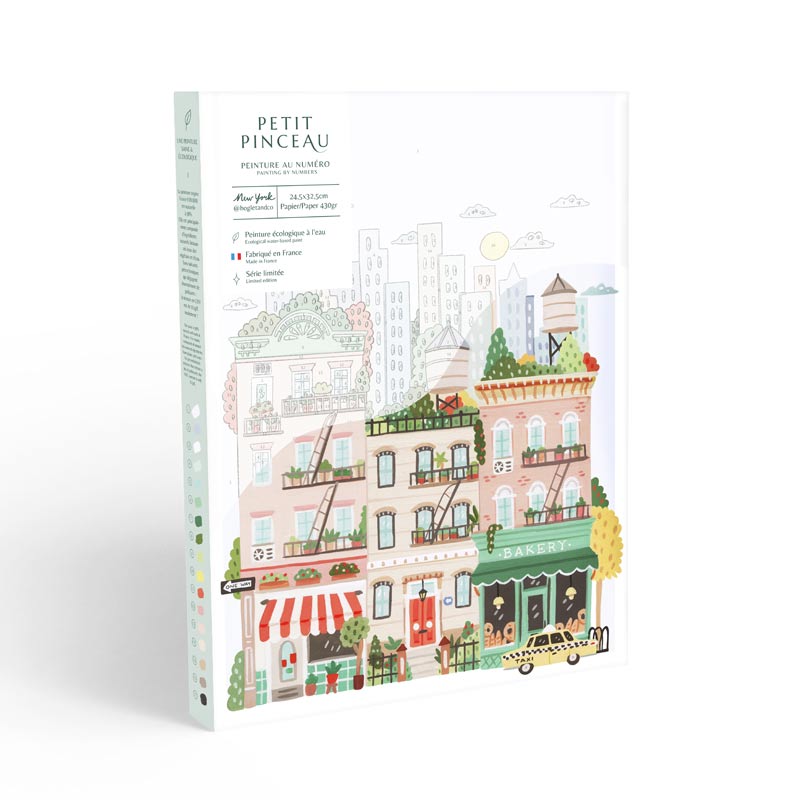 Set Peinture au Numéro Petit Pinceau, New-York