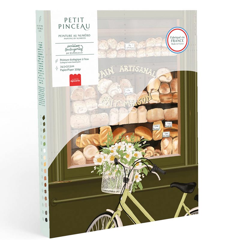 Set Peinture au Numéro Petit Pinceau, Boulangerie Parisienne