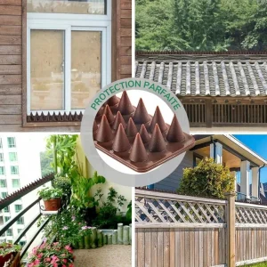 Cône anti pigeons pour rebords de fenêtres – Protection efficace sans cruauté contre les nuisances et salissures