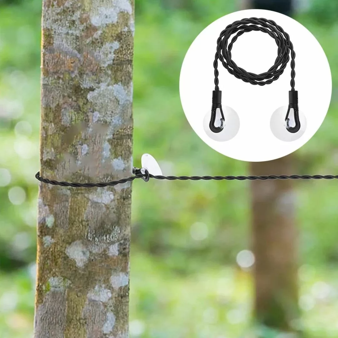 Corde à linge extensible pour camping – Séchage rapide sans pinces, idéale en voyage et plein air – Image 3