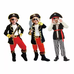 Costume pirate enfant – Déguisement réaliste et confortable pour carnaval, fêtes et anniversaires