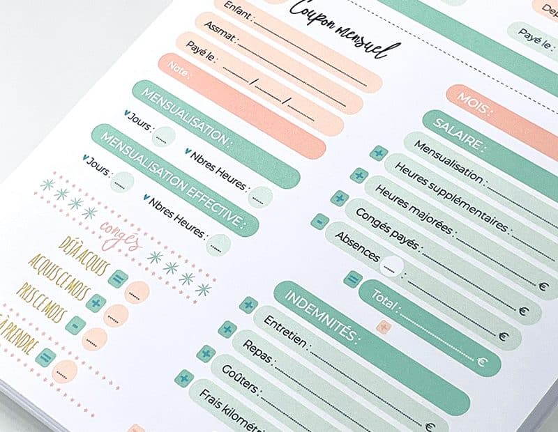 Coupons mensuels Pajemploi – Image 6