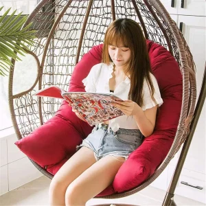 Coussin d’extérieur pour fauteuil suspendu – Confort moelleux et résistant aux intempéries pour vos moments de détente en plein air