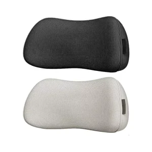 Coussin lombaire compact pour voyage voiture – Soutien ergonomique anti-douleurs pour longs trajets