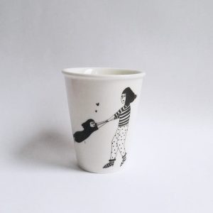 Tasse en porcelaine Helen B. « Spinning around» 