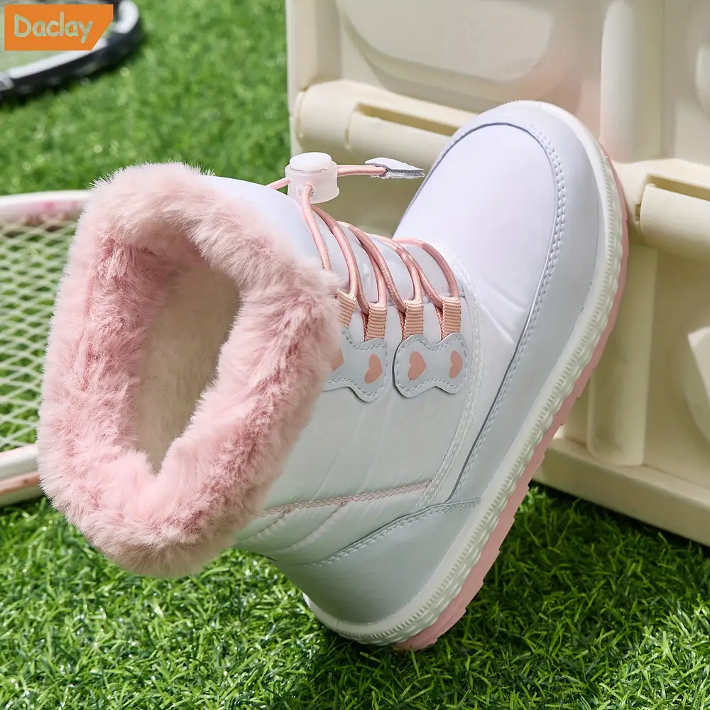 Bottes de neige montantes enfant imperméables – intérieur chaud et antidérapantes – Image 6
